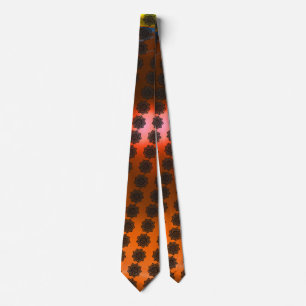GOTHIC SUN CELTIC KNOT Orange Gem Krawatte