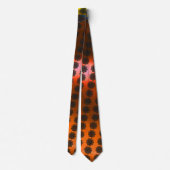GOTHIC SUN CELTIC KNOT Orange Gem Krawatte (Rückseite)