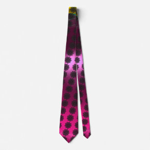 GOTHIC SUN DELTIC WISST Pink Fuchsia Gem Krawatte