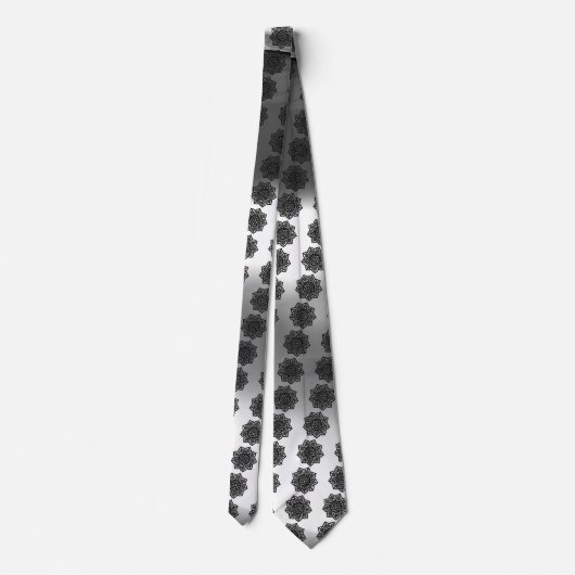 GOTHIC SUN Edelweiß Krawatte (Rückseite)