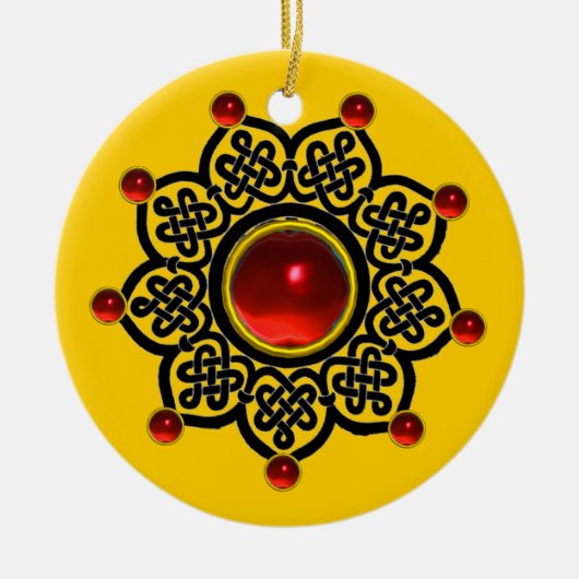 GOTHIC SUN GEM KERAMIK ORNAMENT (Vorne)