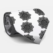 GOTHIC SUN Perle weiß Krawatte (Gerollt)