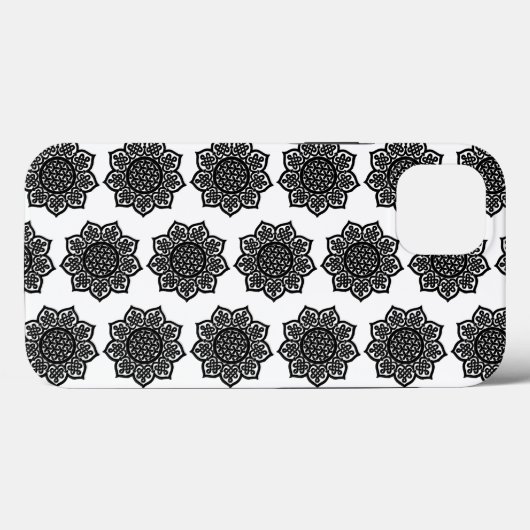 GOTHIC SUN Schwarz-weiß Celtic Knots Case Mate iPh (Rückseite (Horizontal))