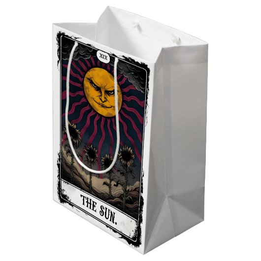 Gothic Sun tarot Mittlere Geschenktüte (Rückseite Schrägansicht)