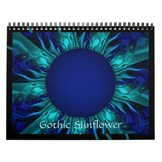 Gothic Sunflower Trippy Kalender (Titelbild)