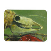 Gothic Surreal Moth Flexible Magnet (Horizontal)