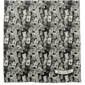 Gothic Tarot Card Hexenkraft Weibliche Dekoration Duschvorhang (Vorderseite)