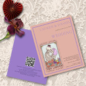 Gothic Tarot Card QR Code Hochzeit