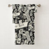 Gothic Tarot Card Viktorianisch Witchcraft Apothek Badhandtuch Set (Insitu)