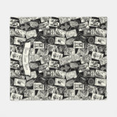 Gothic Tarot Card Viktorianisch Witchcraft Apothek Fleecedecke (Vorderseite (Horizontal))