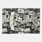 Gothic Tarot Card Viktorianisch Witchcraft Apothek Geschirrtuch (Horizontal)