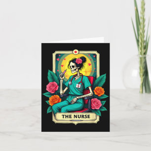 Gothic Tarot Karte Pflege Skelett Die Krankenschwe