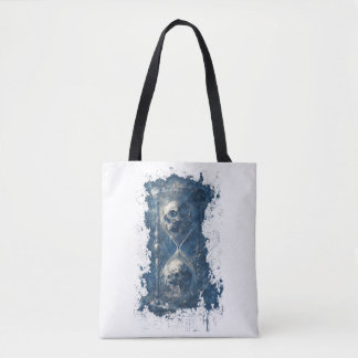 Gothic-Tasche mit Totenkopf-Stundenglas Dark Art Tasche