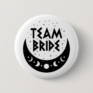 Gothic-Team Braut Coven Hochzeit Junggesellinnenab Button