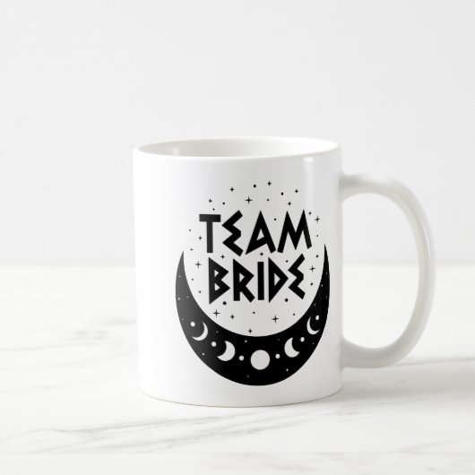 Gothic Team Bride Coven Wedding Junggeselinnen-Abs Kaffeetasse (Rechts)