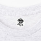 Gothic Teufelsrose Aufkleber – Dunkle Horrorblume (Befestigt)