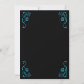 Gothic Til Death Hochzeit Einladung (Rückseite)