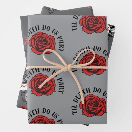 Gothic Til Death packen wir Papier (Beispiel)