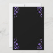 Gothic Til Death Wedding Einladung (Rückseite)