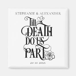 Gothic Till Death macht uns Save the Date Magnet