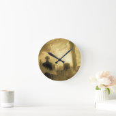 Gothic Time Runde Wanduhr (Zuhause)