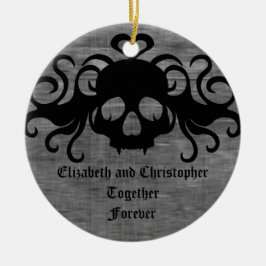 Gothic Together Forever Keramikornament