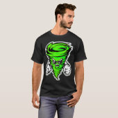 Gothic Tornado - Ich bin das Auge des Sturms T-Shirt (Vorne ganz)