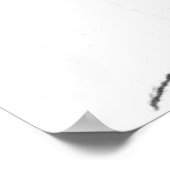 Gothic Tree Illustration Poster (Ecke)