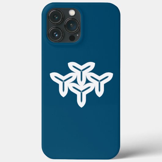Gothic Tri-Blade Case-Mate iPhone Hülle (Rückseite)