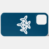 Gothic Tri-Blade Case-Mate iPhone Hülle (Rückseite (Horizontal))