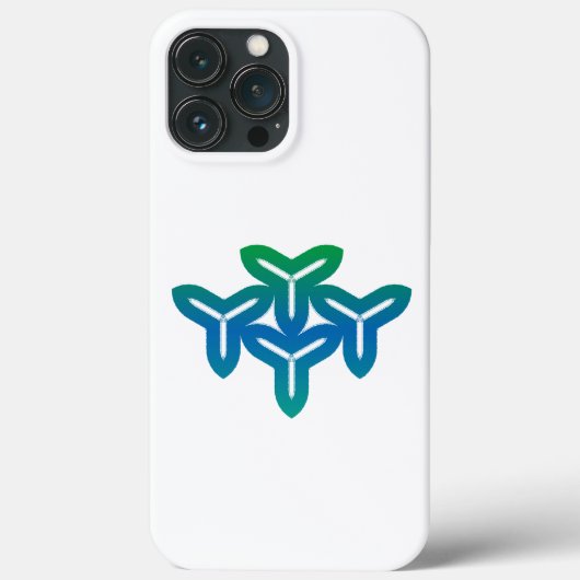 Gothic Tri-Blade Case-Mate iPhone Hülle (Rückseite)
