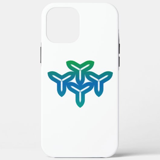 Gothic Tri-Blade Case-Mate iPhone Hülle (Rückseite)