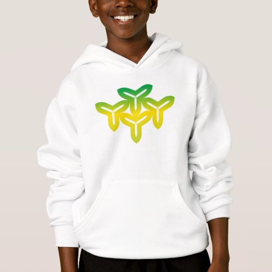 Gothic Tri-Blade Hoodie (Vorderseite)