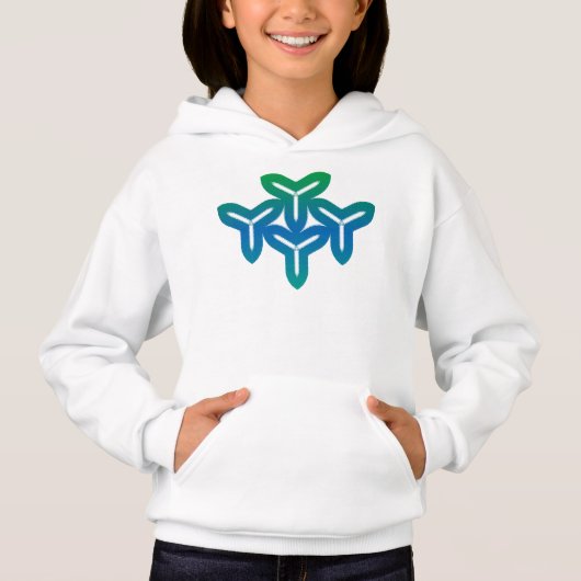 Gothic Tri-Blade Hoodie (Vorderseite)
