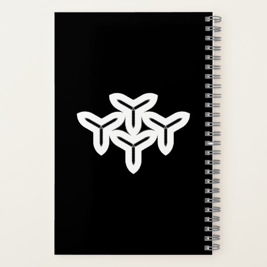 Gothic Tri-Blade Notizblock (Rückseite)