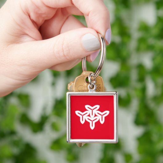 Gothic Tri-Blade Schlüsselanhänger (Hand)