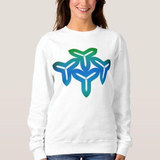 Gothic Tri-Blade Sweatshirt (Vorderseite)