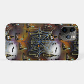 Gothic Trick-oder-Leckerei-Spinnennetz-Wiederholun Case-Mate iPhone Hülle (Rückseite (Horizontal))