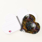 Gothic Trick-oder-Leckerei-Spinnennetz-Wiederholun Notizblock (Innenseite)