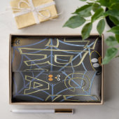 Gothic Trick-oder-Leckerei-Spinnennetz-Wiederholun Seidenpapier (Geschenk)