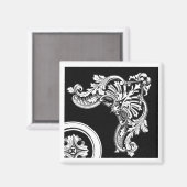 Gothic-Trim-Magnet Magnet (Vorderseite/Rückseite)