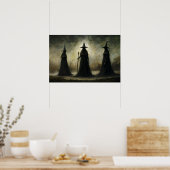 Gothic Trio Hexen Poster (Küche)