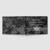 Gothic Triple Moon Floral Wedding Ste Gästebuch (Voll)