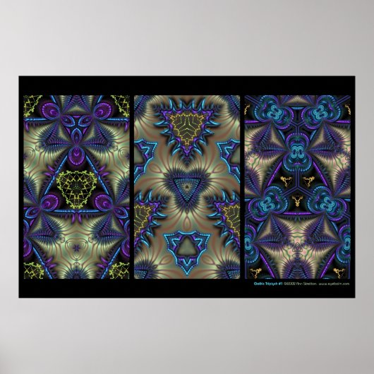 Gothic Triptych #1 Poster (Vorne)