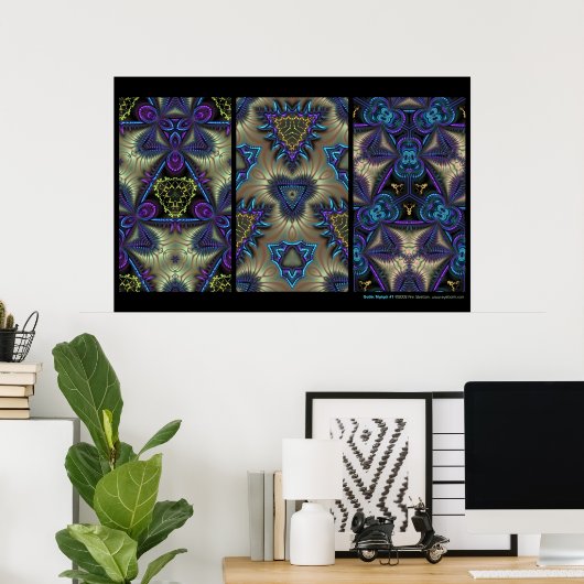 Gothic Triptych #1 Poster (Heimbüro)