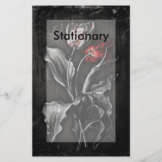 Gothic Tulips Briefpapier (Vorderseite)