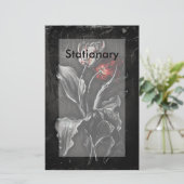 Gothic Tulips Briefpapier (Stehend Vorderseite)