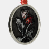 Gothic Tulips Ornament Aus Metall (Rechts)