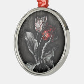 Gothic Tulips Ornament Aus Metall (Links)