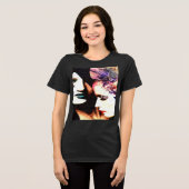 Gothic Twilight | Übernatürliche Liebe Tri-Blend Shirt (Vorderseite voll)